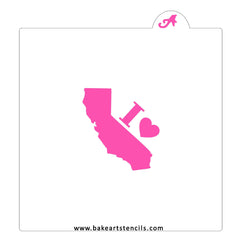 State of California Cookie Stencil