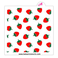 Strawberry Pattern Stencil Set