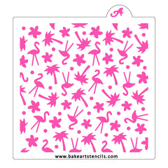 Summer Confetti Pattern Stencil