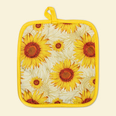 Summer Sunflowers Oven Mitts And Potholder Set