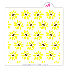 Sunflower Pattern Stencil Set