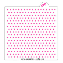 Teeny Dots Pattern Stencil