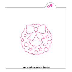 Wreath PYO Cookie Stencil