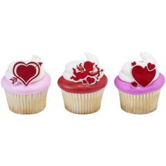 Cupid and Hearts rings - 144ct - Bulk