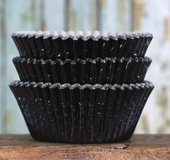 Baking Cups - Black Foil - 50ct. approx.