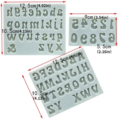 Alphabet Silicone Fondant Mold (Upper Case)