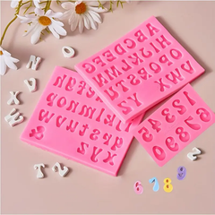 1pc Silicone Fondant Mold, Reusable Capital Letter & Number Stencil for Cake Decorating, Chocolate Mold, Baking Tools -- 1CT-- TEMU