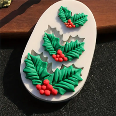 Holly & Berry Silicone Mold