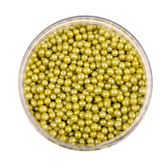 Dragee - Gold - 6mm - 1 lb. - Bulk