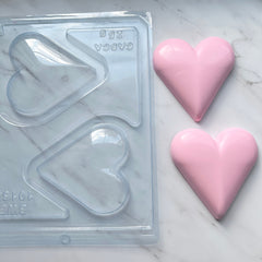 PLAIN HEART DUO MOLD (3-PART)