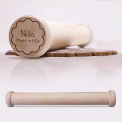 Cookie Rolling Pin 1/4-in. Fixed Depth